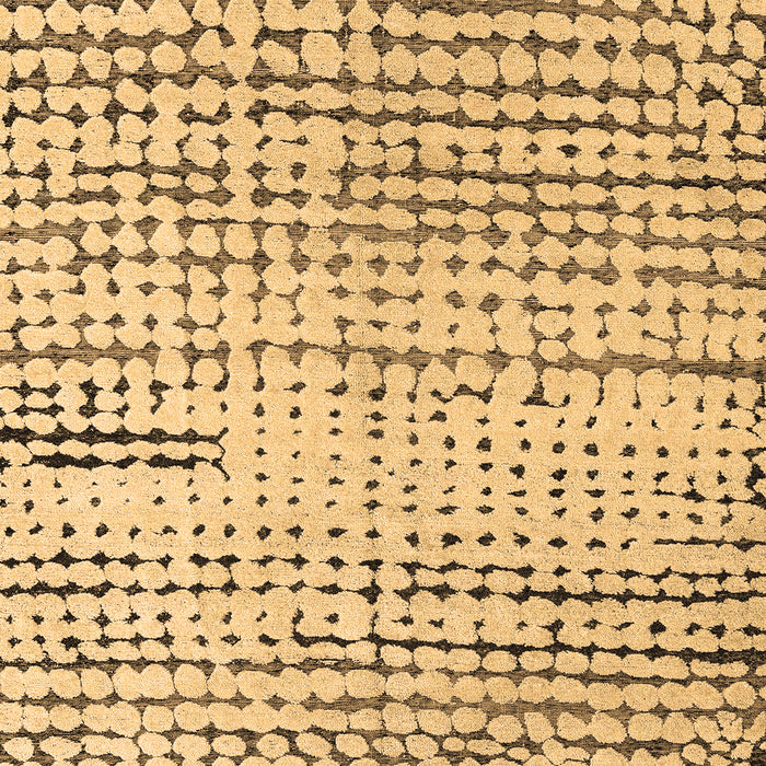 Machine Washable Solid Brown Modern Rug, wshabs4384brn