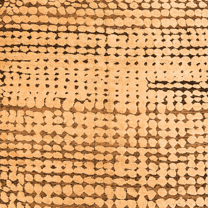 Machine Washable Solid Orange Modern Area Rugs, wshabs4384org