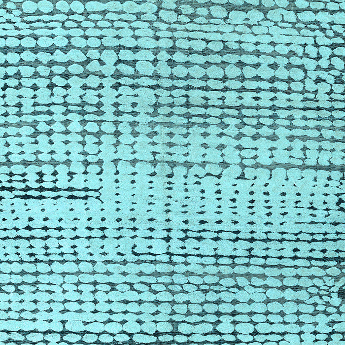 Square Solid Light Blue Modern Rug, abs4384lblu