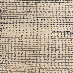 Square Abstract Dark Almond Brown Solid Rug, abs4384