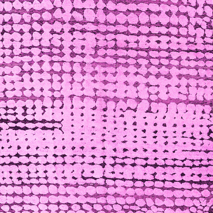 Machine Washable Solid Pink Modern Rug, wshabs4384pnk