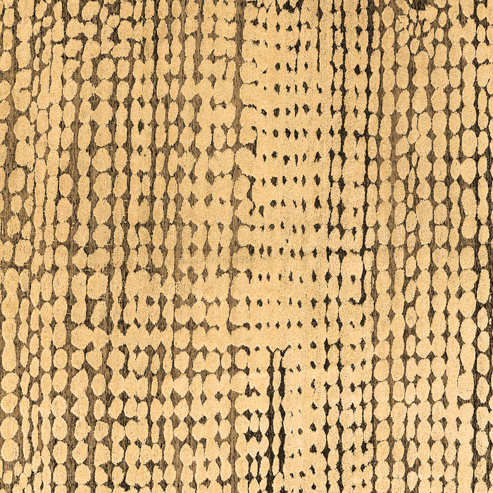 Square Machine Washable Solid Brown Modern Rug, wshabs4384brn