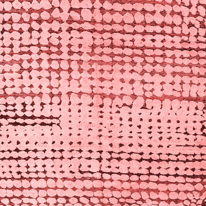 Machine Washable Solid Red Modern Rug, wshabs4384red