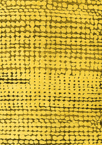 Solid Yellow Modern Rug, abs4384yw