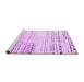 Sideview of Machine Washable Solid Purple Modern Area Rugs, wshabs4385pur