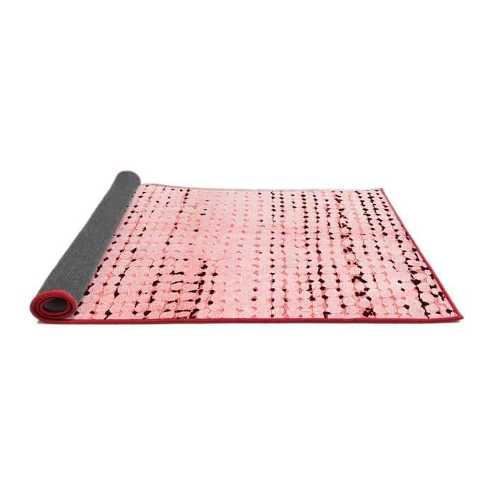 Solid Red Modern Area Rugs