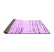 Sideview of Solid Purple Modern Rug, abs4385pur