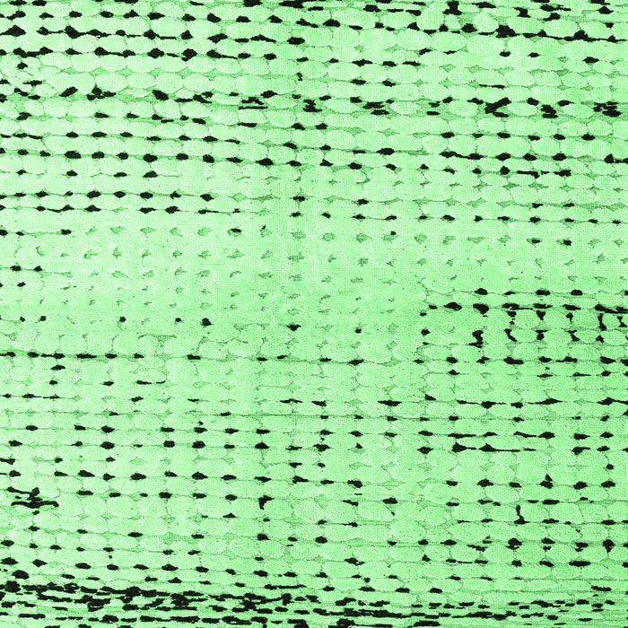 Square Machine Washable Solid Emerald Green Modern Area Rugs, wshabs4385emgrn