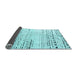 Sideview of Solid Light Blue Modern Rug, abs4385lblu