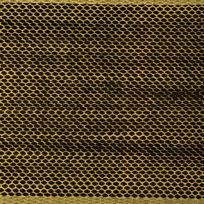 Square Machine Washable Abstract Orange Modern Area Rugs, wshabs4386org