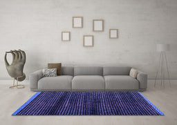 Machine Washable Abstract Purple Modern Area Rugs in a Living Room, wshabs4386pur
