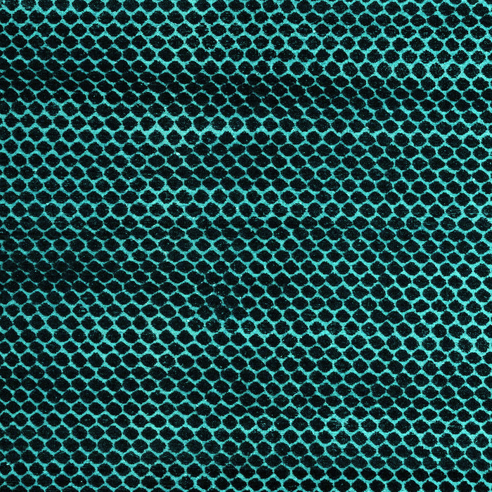 Machine Washable Abstract Turquoise Modern Area Rugs, wshabs4386turq