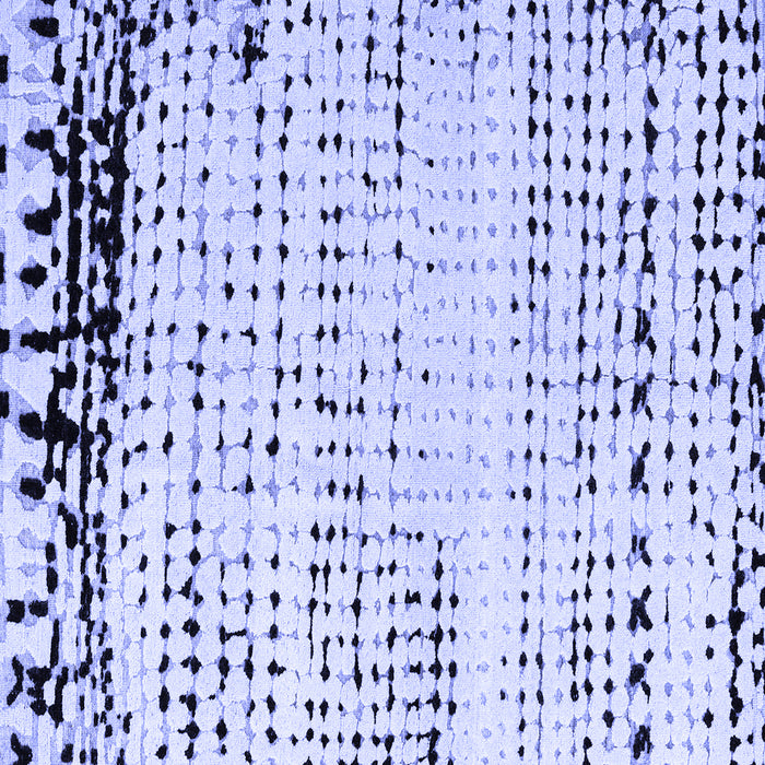 Square Machine Washable Solid Blue Modern Rug, wshabs4387blu