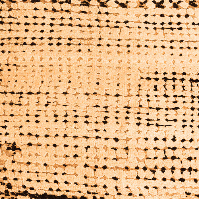 Solid Orange Modern Rug, abs4387org