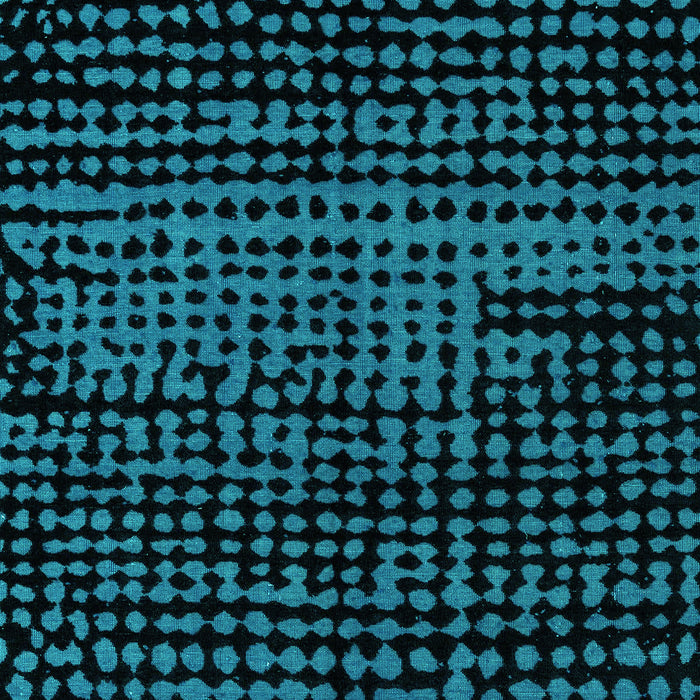 Machine Washable Abstract Turquoise Modern Area Rugs, wshabs4388turq