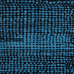 Square Abstract Black Modern Rug, abs4388