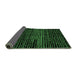 Sideview of Abstract Emerald Green Modern Rug, abs4388emgrn