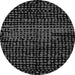 Round Machine Washable Abstract Gray Modern Rug, wshabs4388gry