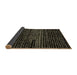 Sideview of Abstract Brown Modern Rug, abs4388brn