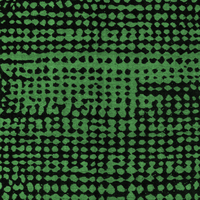 Machine Washable Abstract Emerald Green Modern Area Rugs, wshabs4388emgrn