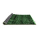 Sideview of Abstract Emerald Green Modern Rug, abs4389emgrn