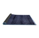 Sideview of Abstract Blue Modern Rug, abs4389blu