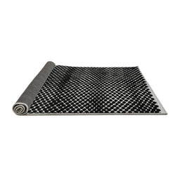 Sideview of Abstract Gray Modern Rug, abs4389gry