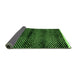 Sideview of Abstract Green Modern Rug, abs4389grn