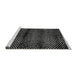 Sideview of Machine Washable Abstract Gray Modern Rug, wshabs4389gry