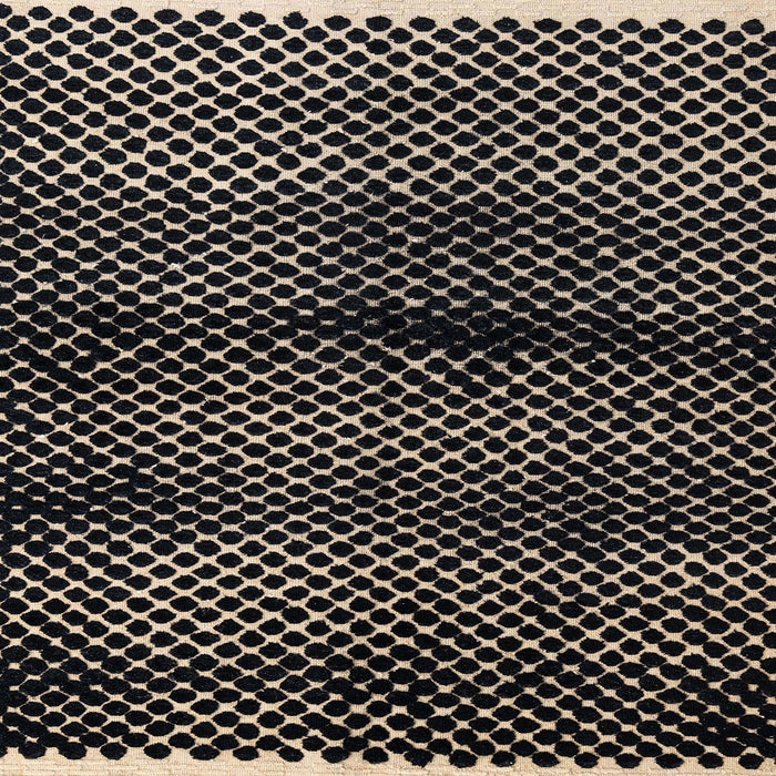 Square Machine Washable Abstract Brown Rug, wshabs4389