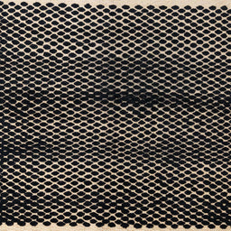 Square Abstract Brown Modern Rug, abs4389