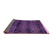 Sideview of Abstract Purple Modern Rug, abs4389pur