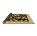 Sideview of Oriental Brown Traditional Rug, abs438brn