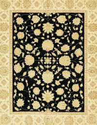 Machine Washable Abstract Mustard Yellow Rug, wshabs438