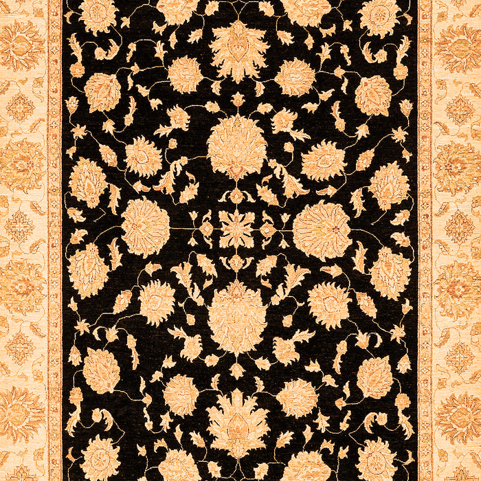 Oriental Orange Traditional Rug, abs438org