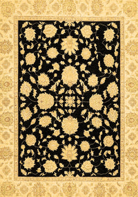 Oriental Brown Traditional Rug, abs438brn