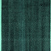 Square Machine Washable Abstract Turquoise Modern Area Rugs, wshabs4390turq