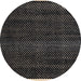 Round Abstract Sandstone Brown Modern Rug, abs4390