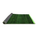 Sideview of Abstract Green Modern Rug, abs4390grn