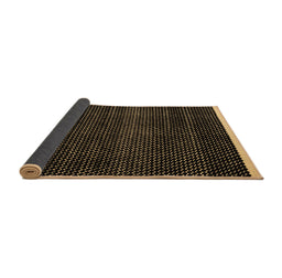 Sideview of Abstract Brown Modern Rug, abs4390brn