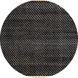 Round Machine Washable Abstract Sandstone Brown Rug, wshabs4390