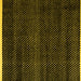 Square Abstract Yellow Modern Rug, abs4390yw