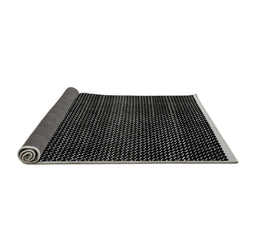 Sideview of Abstract Gray Modern Rug, abs4390gry