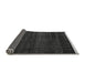 Sideview of Abstract Gray Modern Rug, abs4390gry