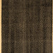 Square Machine Washable Abstract Brown Modern Rug, wshabs4390brn