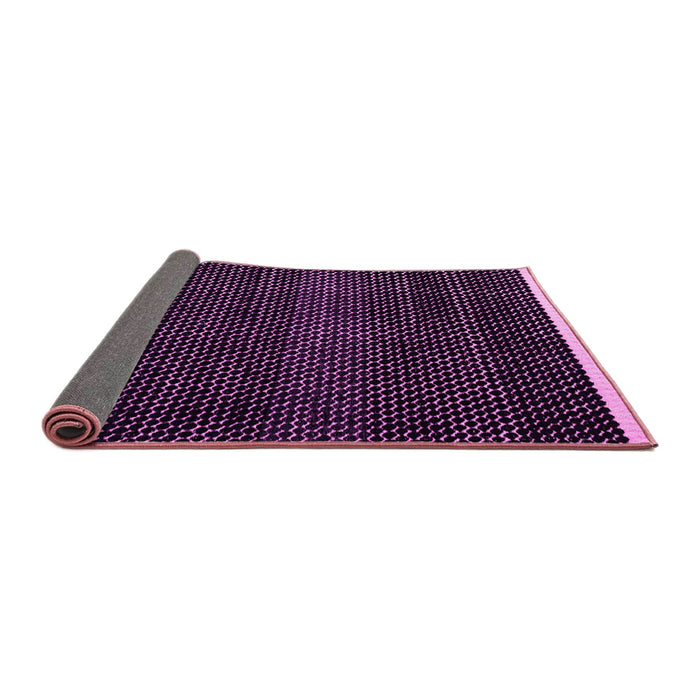 Sideview of Abstract Pink Modern Rug, abs4390pnk
