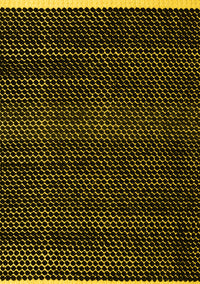 Abstract Yellow Modern Rug, abs4390yw