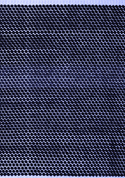Abstract Blue Modern Rug, abs4390blu