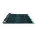 Sideview of Abstract Light Blue Modern Rug, abs4390lblu