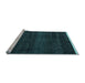 Sideview of Machine Washable Abstract Light Blue Modern Rug, wshabs4390lblu